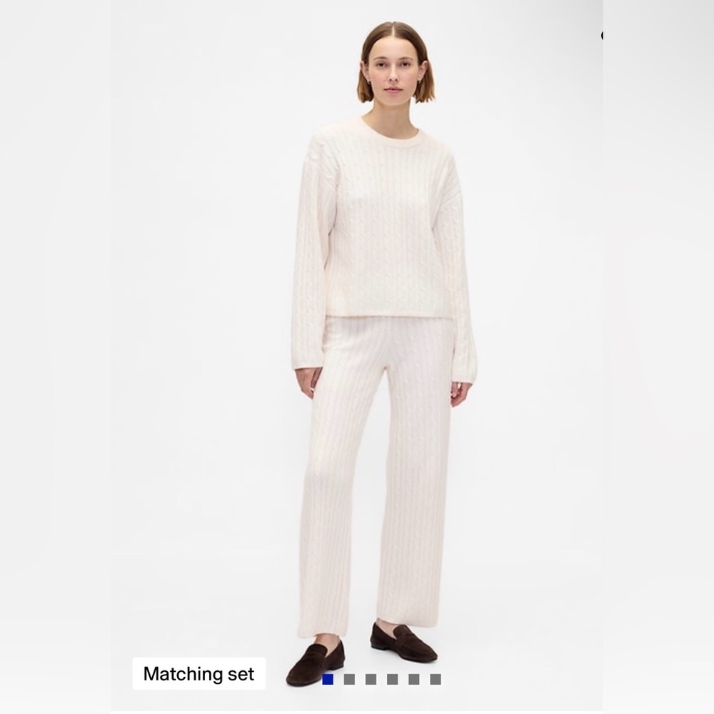 GAP Cream Women's Pants & Jumpsuit Set